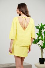 Sharks Bay Premium: "Solaris" 100% Pure Linen Top ​Νιώστε τη δροσιά του πιο ευγενούς καλοκαιρινού υφάσματος. - Image 3