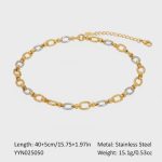 Meet me at the sunset,Bicolor Link Chain Βραχιόλι. - Image 4