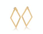 Meet me at the sunset ,Γυναικεία Σκουλαρίκια Ρόμβοι Geometric Gloss – Από Ανοξείδωτο Ατσάλι 304.