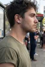 Sharks Bay Clothing – Minimal Silver Stud Earrings 10mm | Ανδρικά Σκουλαρίκια από Ανοξείδωτο Ατσάλι. - Image 2