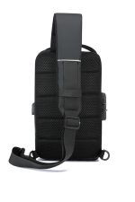 Ανδρικό Τσαντάκι Χιαστί / Anti-Theft Sling Bag με Θύρα USB & Κλειδαριά - Sharks Bay. - Image 3